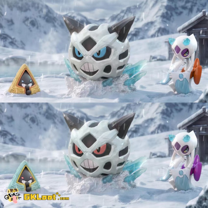 JB Studio 1/20 Pokémon Snorunt & Glalie & Froslass Statue - View 1 JB Studio 1/20 Pokémon Snorunt & Glalie & Froslass Statue - View 1