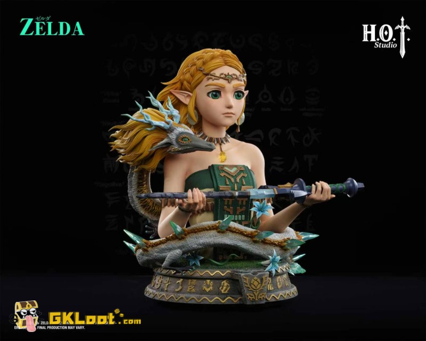 HOT Studio The Legend of Zelda Princess Zelda Bust Statue - View 12 HOT Studio The Legend of Zelda Princess Zelda Bust Statue - View 12