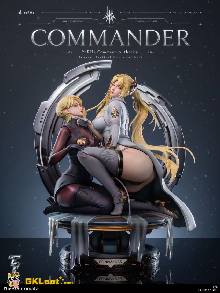 Thunder Studio 1/4 NieR:Automata Commander White & Attendant Statue - View 2 Thunder Studio 1/4 NieR:Automata Commander White & Attendant Statue - View 2