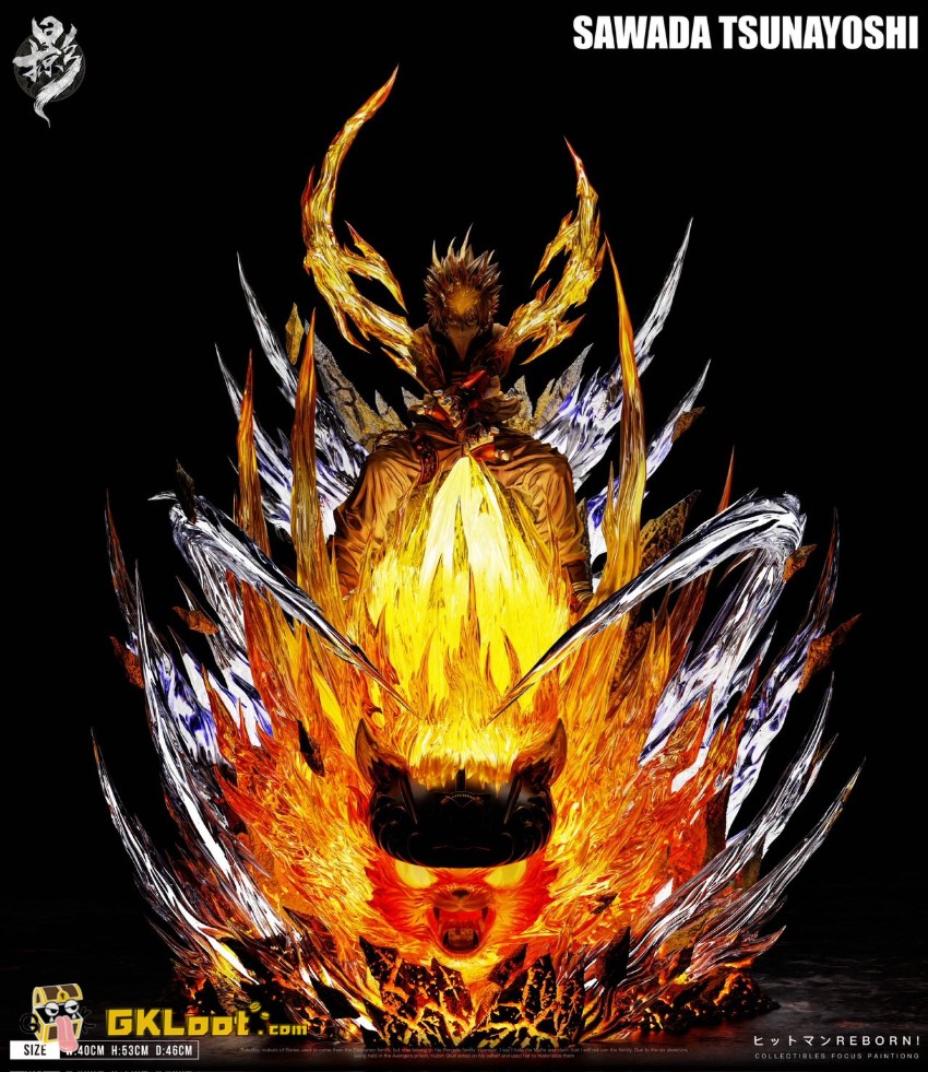 Lue Ying Studio Katekyo Hitman Reborn Tsunayoshi Sawada Statue w/ LED - View 3 Lue Ying Studio Katekyo Hitman Reborn Tsunayoshi Sawada Statue w/ LED - View 3