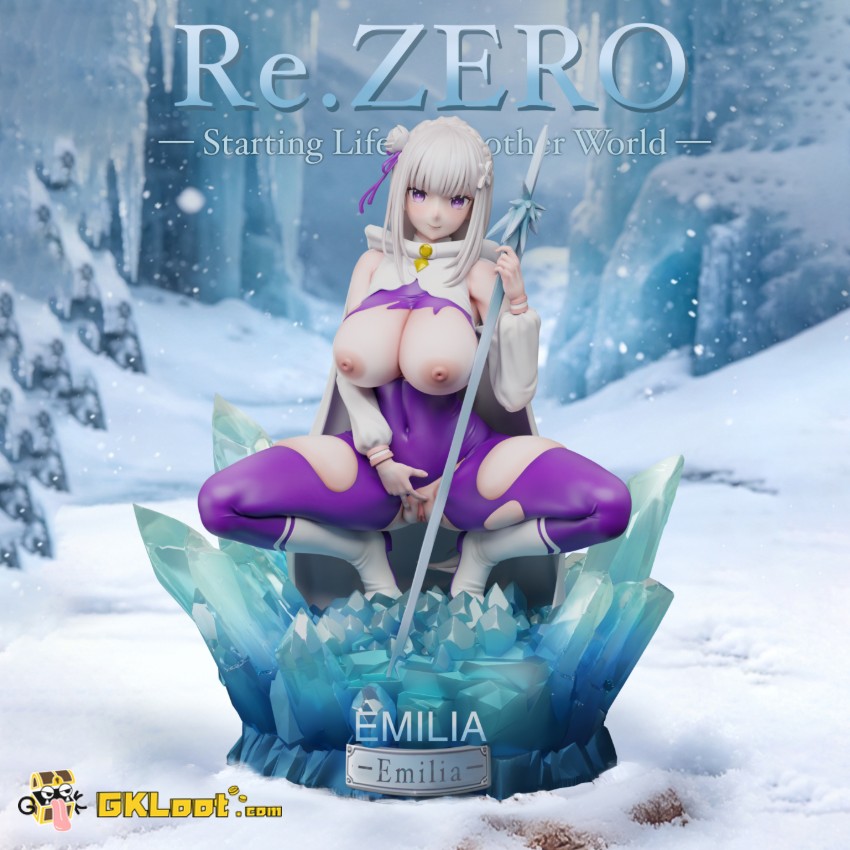 Murloc Studio 1/6 Re:Zero - Starting Life in Another World Emilia Statue - View 1 Murloc Studio 1/6 Re:Zero - Starting Life in Another World Emilia Statue - View 1