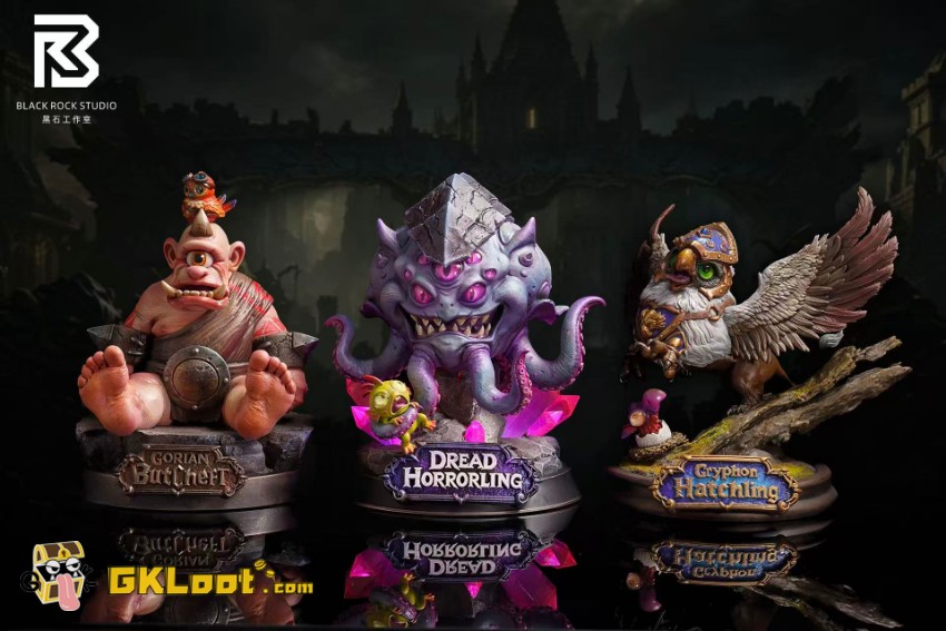 Black Rock Studio World of Warcraft Gryphon & Observer & Ogre Statue - View 3 Black Rock Studio World of Warcraft Gryphon & Observer & Ogre Statue - View 3