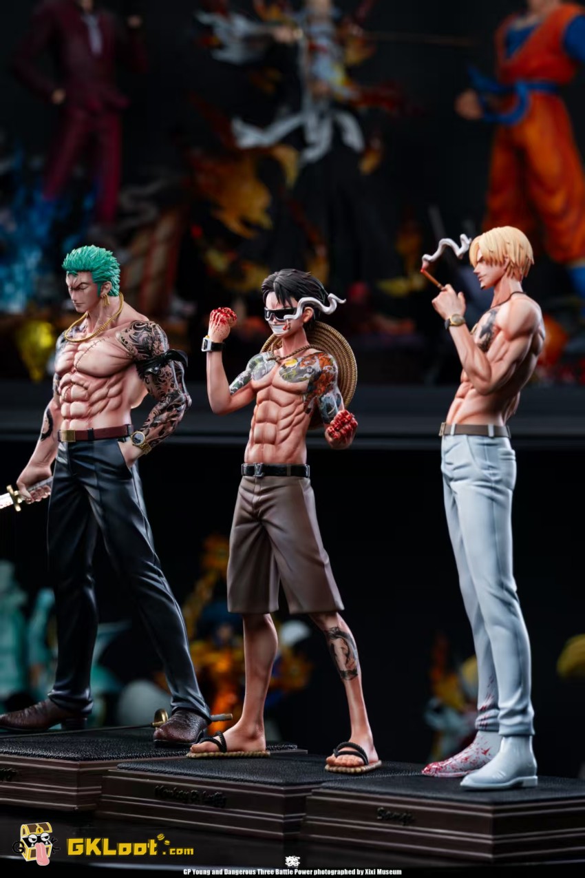 GP Studio One Piece Monkey D. Luffy & Vinsmoke Sanji Statue - View 5 GP Studio One Piece Monkey D. Luffy & Vinsmoke Sanji Statue - View 5