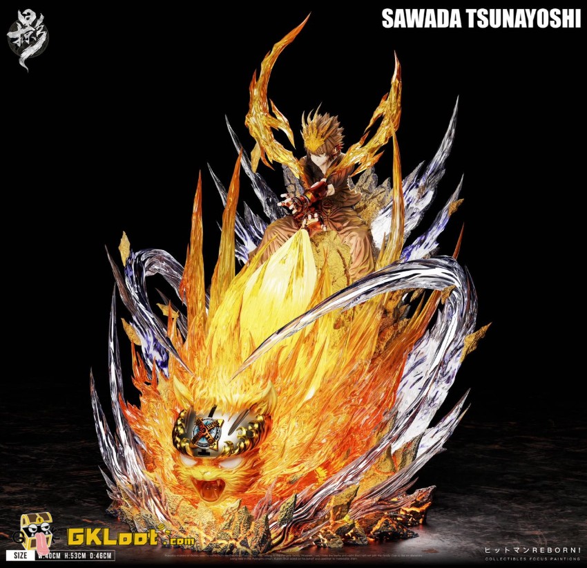 Lue Ying Studio Katekyo Hitman Reborn Tsunayoshi Sawada Statue w/ LED - View 4 Lue Ying Studio Katekyo Hitman Reborn Tsunayoshi Sawada Statue w/ LED - View 4