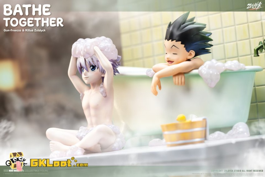 Zoldyck Studio Hunter × Hunter Killua Zoldyck & Gon Freecss Statue - View 9 Zoldyck Studio Hunter × Hunter Killua Zoldyck & Gon Freecss Statue - View 9