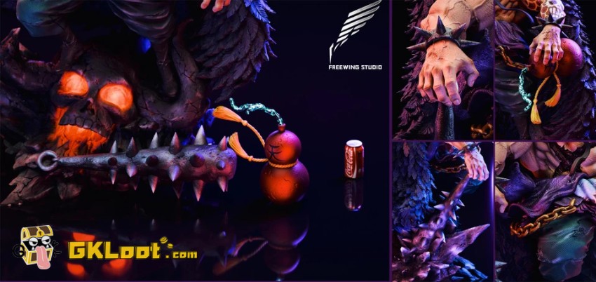 Freewing Studio One Piece Kaido Statue w/ LED - View 5 Freewing Studio One Piece Kaido Statue w/ LED - View 5