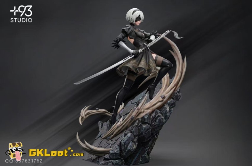 XIX·III Studio NieR:Automata YoRHa No. 2 Type B Statue - View 4 XIX·III Studio NieR:Automata YoRHa No. 2 Type B Statue - View 4