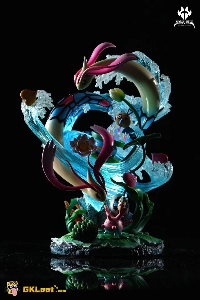 The High Heavens Studio 1/20 Pokémon Milotic Statue w/ LED - View 6 The High Heavens Studio 1/20 Pokémon Milotic Statue w/ LED - View 6