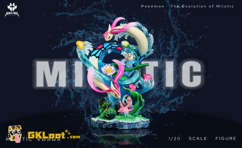 The High Heavens Studio 1/20 Pokémon Milotic Statue w/ LED - View 2 The High Heavens Studio 1/20 Pokémon Milotic Statue w/ LED - View 2