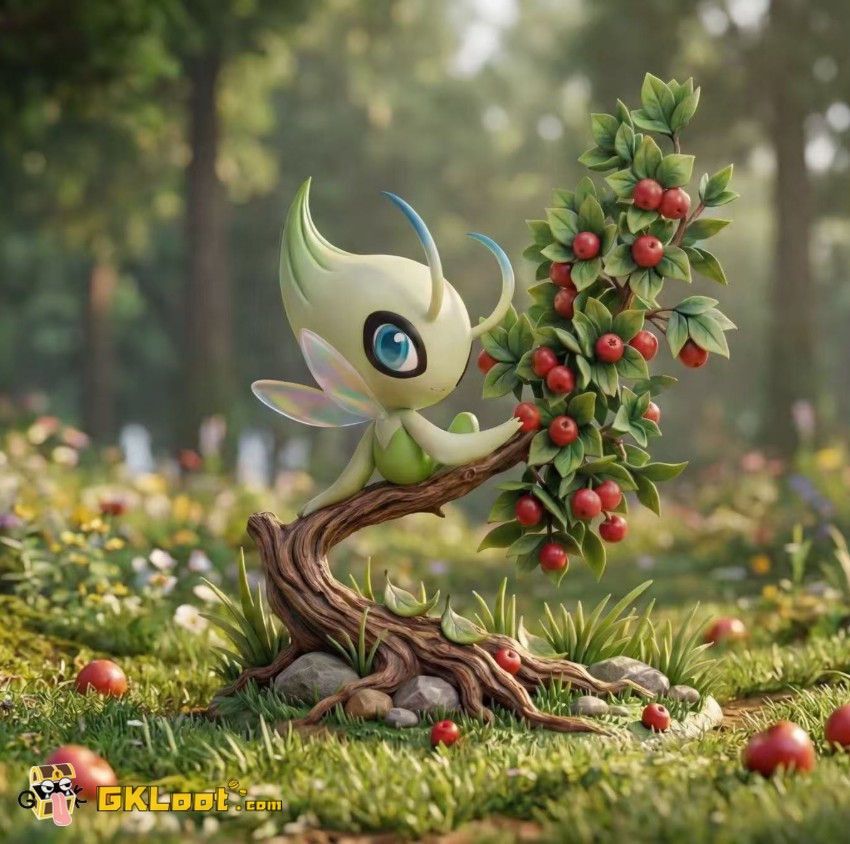 PocketPals Studio Pokémon Celebi Statue - View 1 PocketPals Studio Pokémon Celebi Statue - View 1