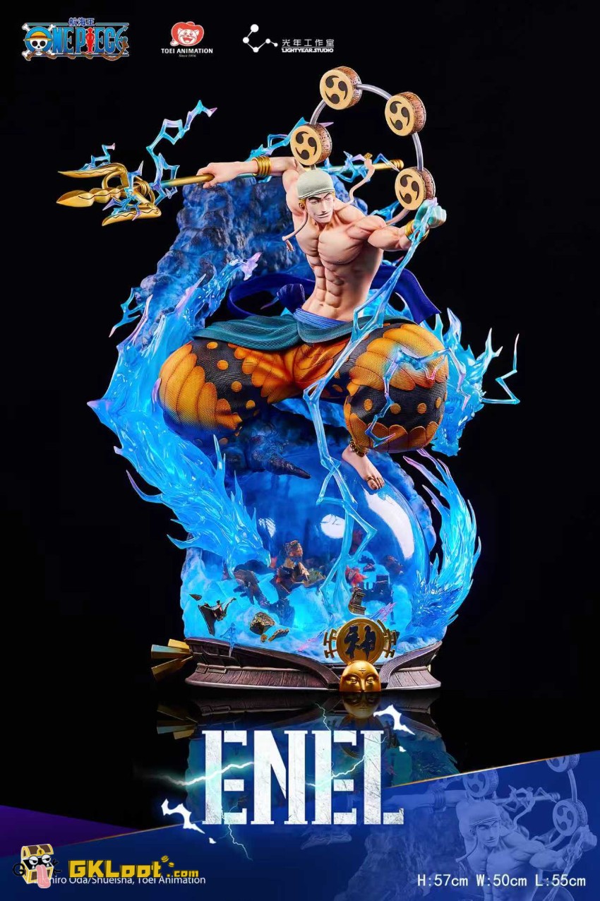Light Year Studio One Piece Enel Statue w/ LED - View 6 Light Year Studio One Piece Enel Statue w/ LED - View 6