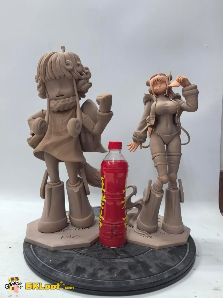 Dragon Tiger Studio One Piece York & Atlas & Lilith Statue - View 3 Dragon Tiger Studio One Piece York & Atlas & Lilith Statue - View 3