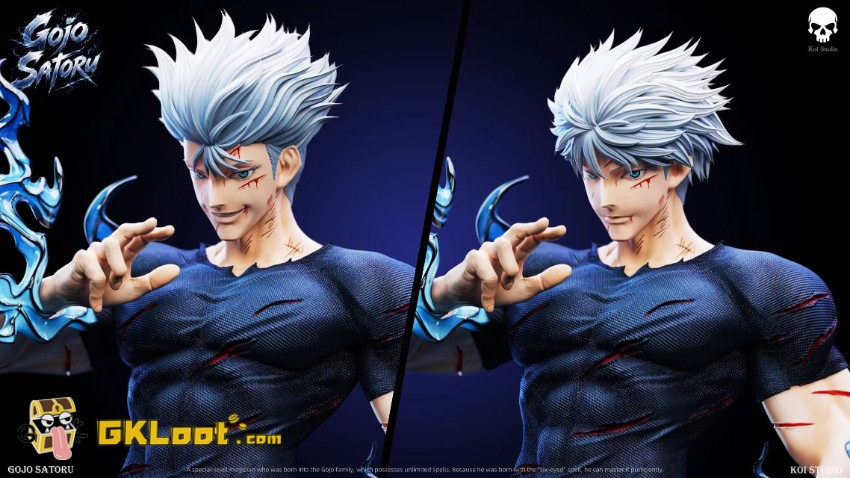 Koi Studio 1/6 Jujutsu Kaisen Satoru Gojo Statue - View 6 Koi Studio 1/6 Jujutsu Kaisen Satoru Gojo Statue - View 6