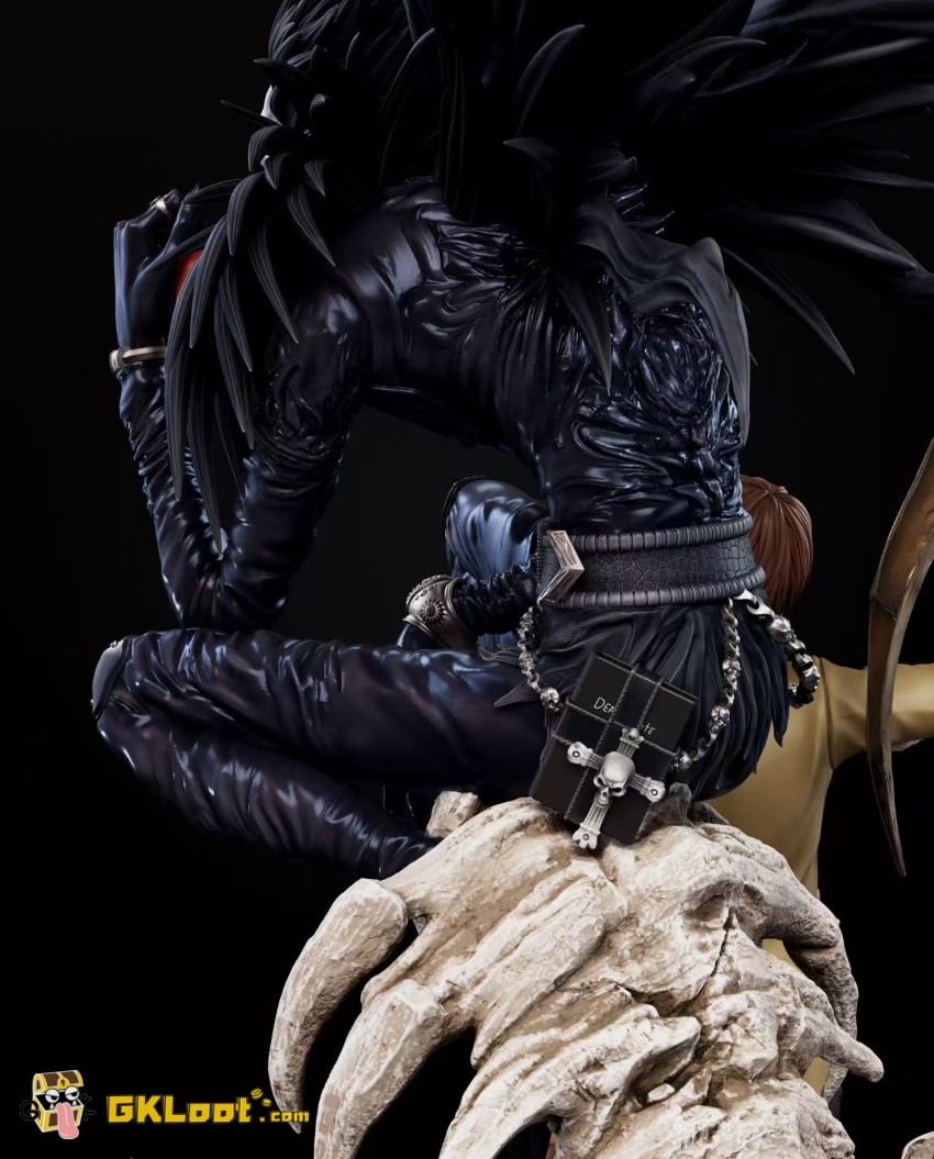 Wawa Studio Death Note Light Yagami & Ryuk Statue - View 3 Wawa Studio Death Note Light Yagami & Ryuk Statue - View 3