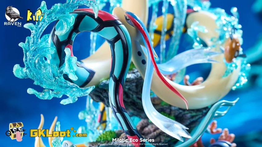 RAVEN & KiPi Studio Pokémon Milotic Statue - View 4 RAVEN & KiPi Studio Pokémon Milotic Statue - View 4