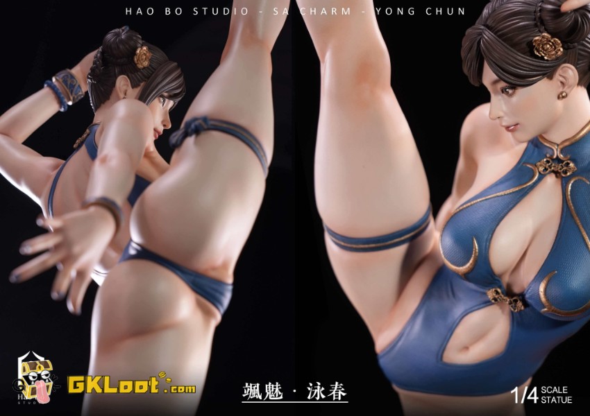 HaoBo Studio 1/4 Street Fighter Chun-Li Statue - View 7 HaoBo Studio 1/4 Street Fighter Chun-Li Statue - View 7