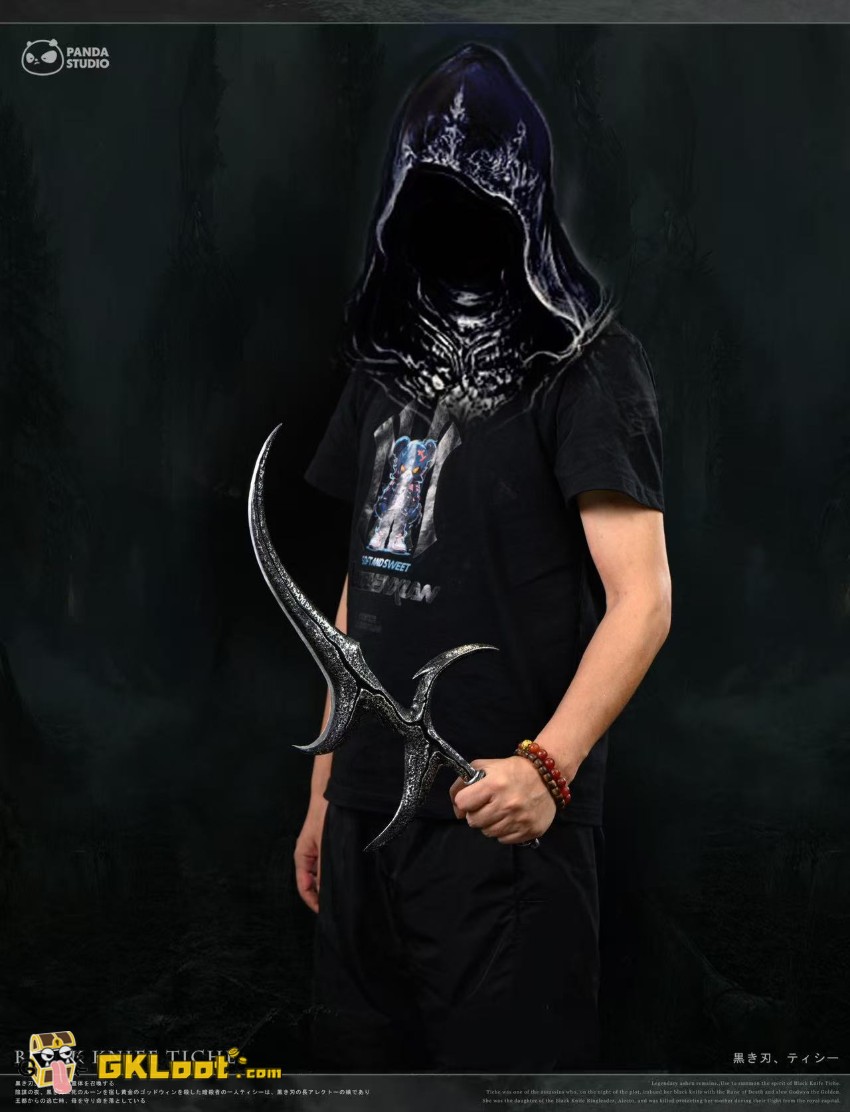 Panda Studio 1/1 Elden Ring Black Knife Statue - View 3 Panda Studio 1/1 Elden Ring Black Knife Statue - View 3