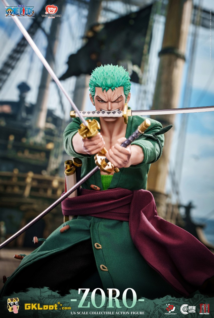Cosmic Creations & JIMEI PALACE Studio 1/6 One Piece Licensed Roronoa Zoro Action Figure - View 4 Cosmic Creations & JIMEI PALACE Studio 1/6 One Piece Licensed Roronoa Zoro Action Figure - View 4