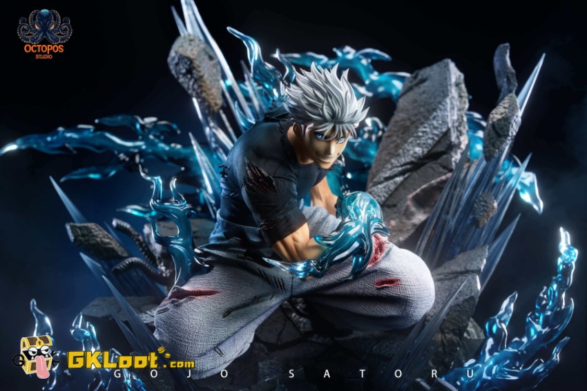 Octopos Studio Jujutsu Kaisen Satoru Gojo Statue w/ LED - View 6 Octopos Studio Jujutsu Kaisen Satoru Gojo Statue w/ LED - View 6