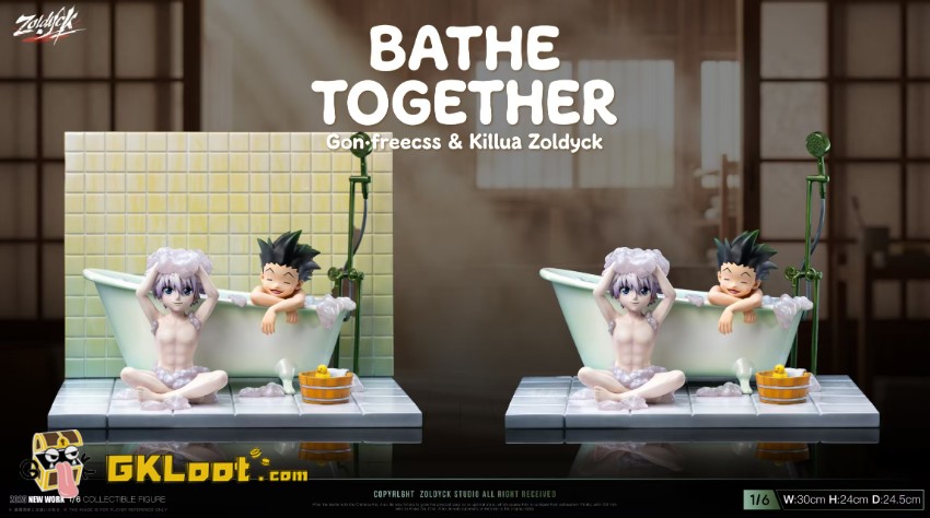 Zoldyck Studio Hunter × Hunter Killua Zoldyck & Gon Freecss Statue - View 11 Zoldyck Studio Hunter × Hunter Killua Zoldyck & Gon Freecss Statue - View 11