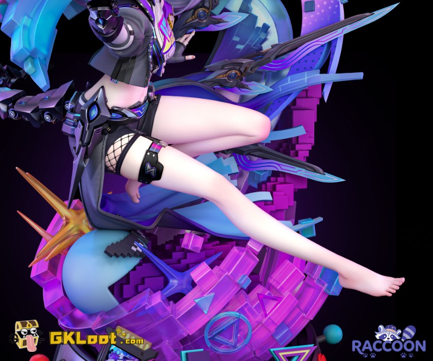 Xiao Huan Xiong Studio 1/6 Honkai: Star Rail Silver Wolf Statue - View 9 Xiao Huan Xiong Studio 1/6 Honkai: Star Rail Silver Wolf Statue - View 9