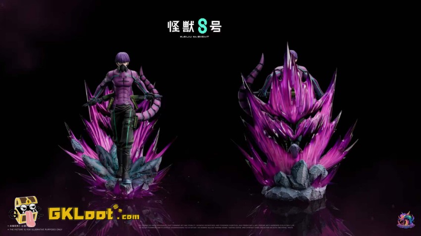 YQY Studio Kaiju No. 8 Soshiro Hoshina Statue w/ LED - View 7 YQY Studio Kaiju No. 8 Soshiro Hoshina Statue w/ LED - View 7