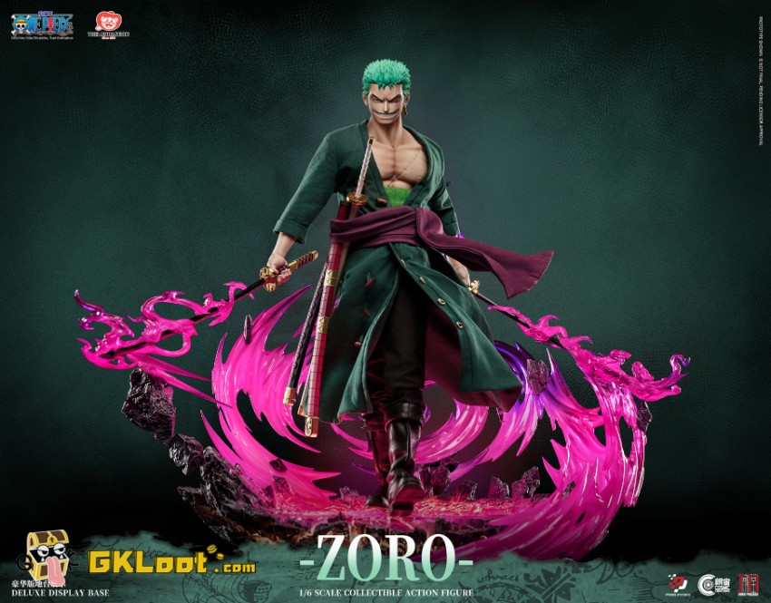 Cosmic Creations & JIMEI PALACE Studio 1/6 One Piece Licensed Roronoa Zoro Action Figure - View 8 Cosmic Creations & JIMEI PALACE Studio 1/6 One Piece Licensed Roronoa Zoro Action Figure - View 8