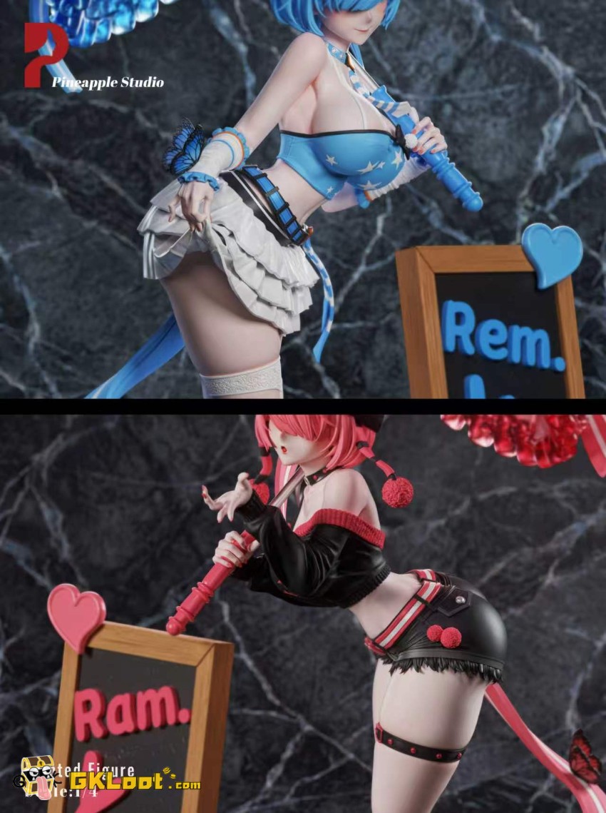 Pineapple Studio 1/4 Re:Zero − Starting Life in Another World Rem & Ram Statue - View 8 Pineapple Studio 1/4 Re:Zero − Starting Life in Another World Rem & Ram Statue - View 8