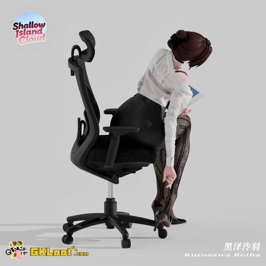 Shallow Island Cloud Studio Original Kurosawa Reiha Statue - View 4 Shallow Island Cloud Studio Original Kurosawa Reiha Statue - View 4