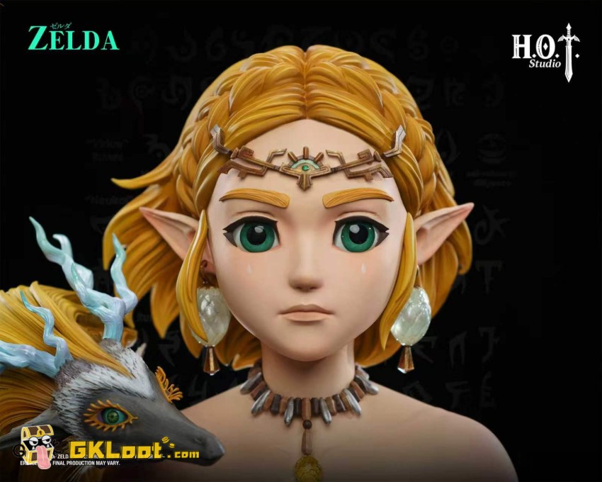 HOT Studio The Legend of Zelda Princess Zelda Bust Statue - View 11 HOT Studio The Legend of Zelda Princess Zelda Bust Statue - View 11