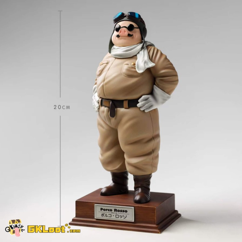 Long Miao Studio Porco Rosso Porco Rosso Statue - View 1 Long Miao Studio Porco Rosso Porco Rosso Statue - View 1