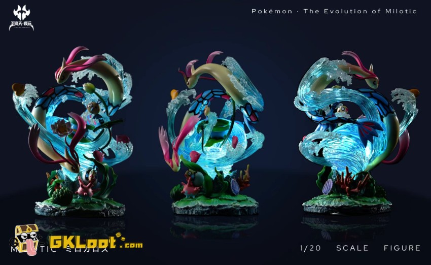The High Heavens Studio 1/20 Pokémon Milotic Statue w/ LED - View 5 The High Heavens Studio 1/20 Pokémon Milotic Statue w/ LED - View 5