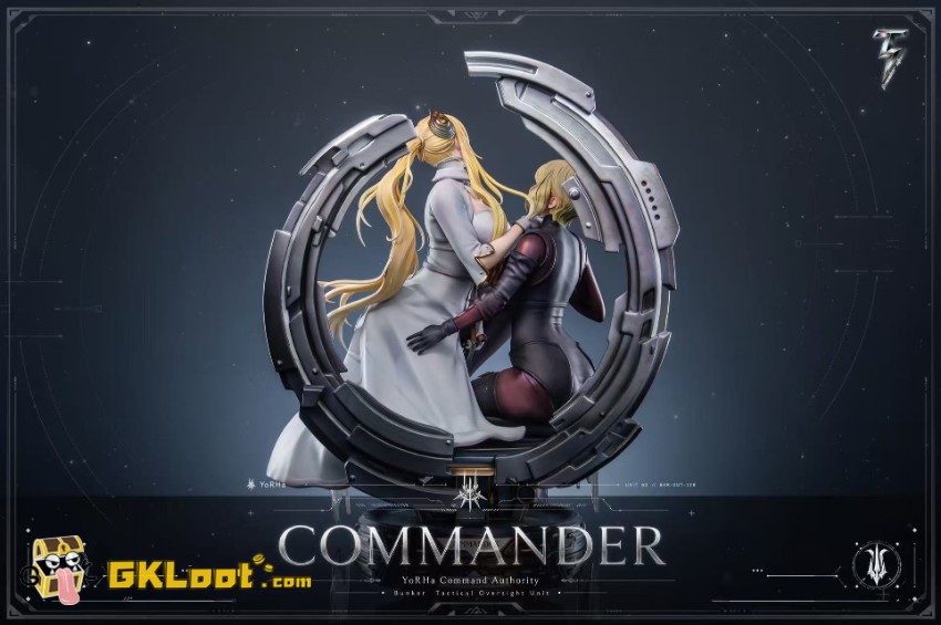 Thunder Studio 1/4 NieR:Automata Commander White & Attendant Statue - View 7 Thunder Studio 1/4 NieR:Automata Commander White & Attendant Statue - View 7