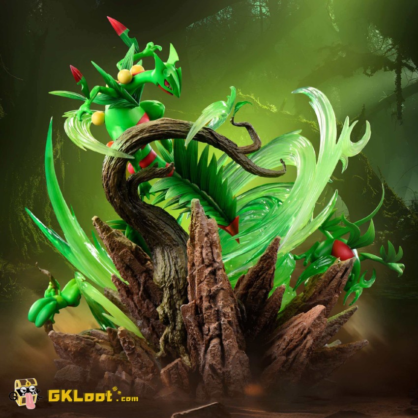 Sylph Studio Pokémon Mega Sceptile Statue - View 1 Sylph Studio Pokémon Mega Sceptile Statue - View 1