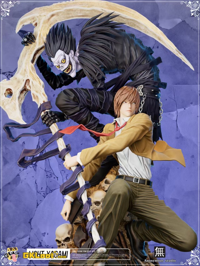 Anonymous Studio Death Note Light Yagami & Ryuk Statue - View 11 Anonymous Studio Death Note Light Yagami & Ryuk Statue - View 11