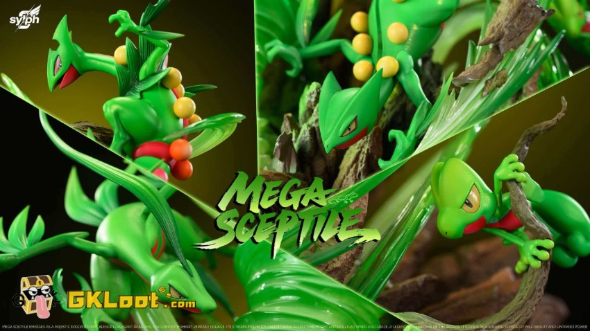 Sylph Studio Pokémon Mega Sceptile Statue - View 3 Sylph Studio Pokémon Mega Sceptile Statue - View 3