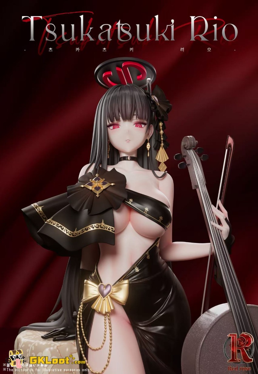 Red Rose Studio 1/6 Blue Archive Tsukatsuki Rio Statue - View 8 Red Rose Studio 1/6 Blue Archive Tsukatsuki Rio Statue - View 8