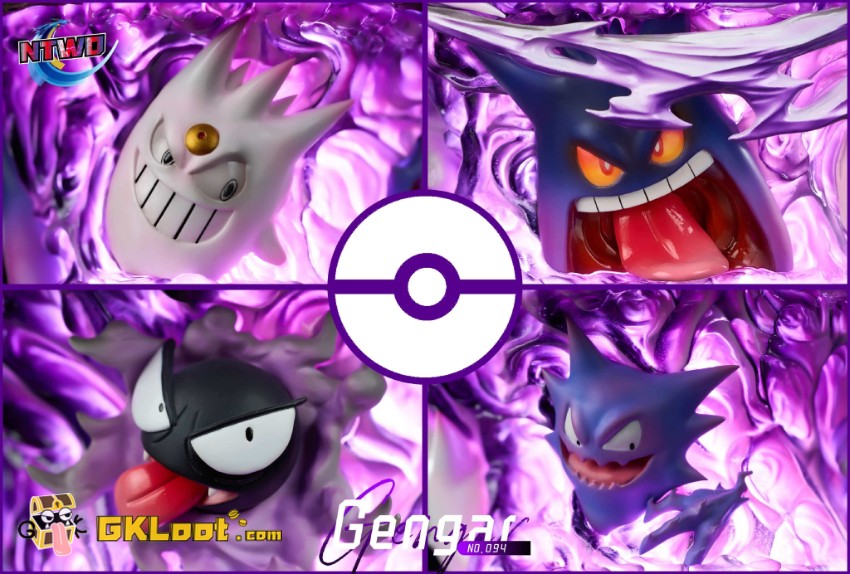 NTWO Studio Pokémon Gengar Statue w/ LED - View 4 NTWO Studio Pokémon Gengar Statue w/ LED - View 4