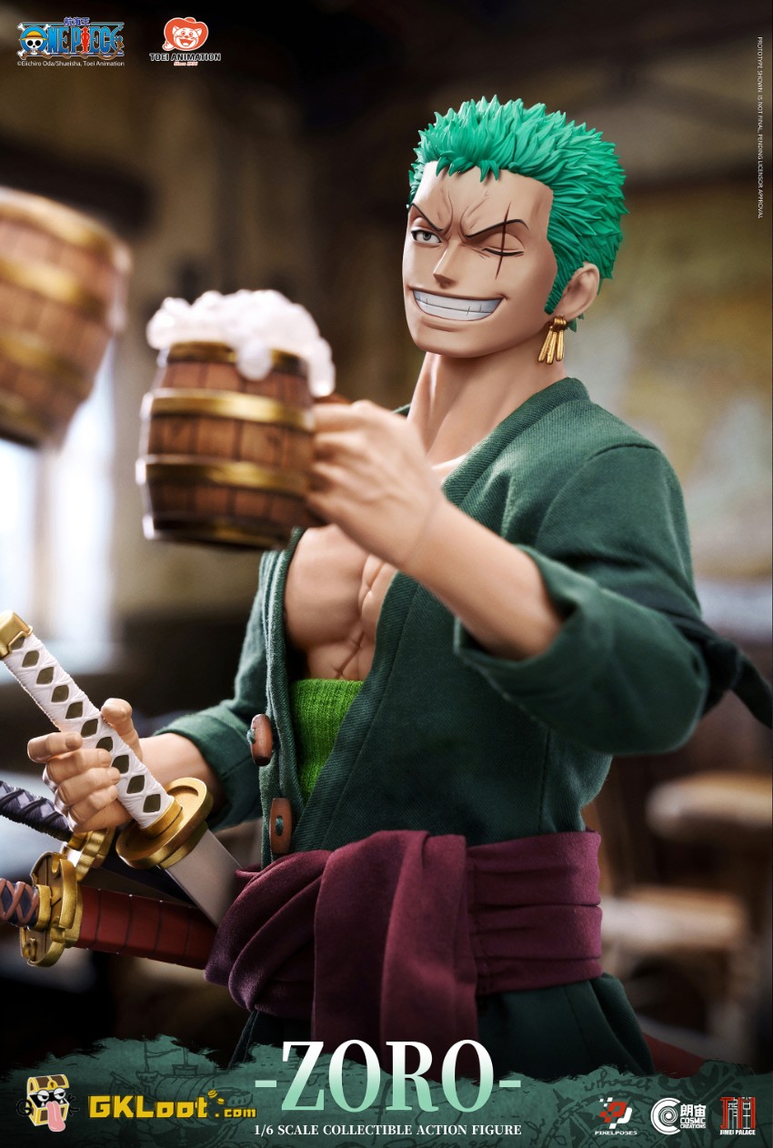 Cosmic Creations & JIMEI PALACE Studio 1/6 One Piece Licensed Roronoa Zoro Action Figure - View 12 Cosmic Creations & JIMEI PALACE Studio 1/6 One Piece Licensed Roronoa Zoro Action Figure - View 12