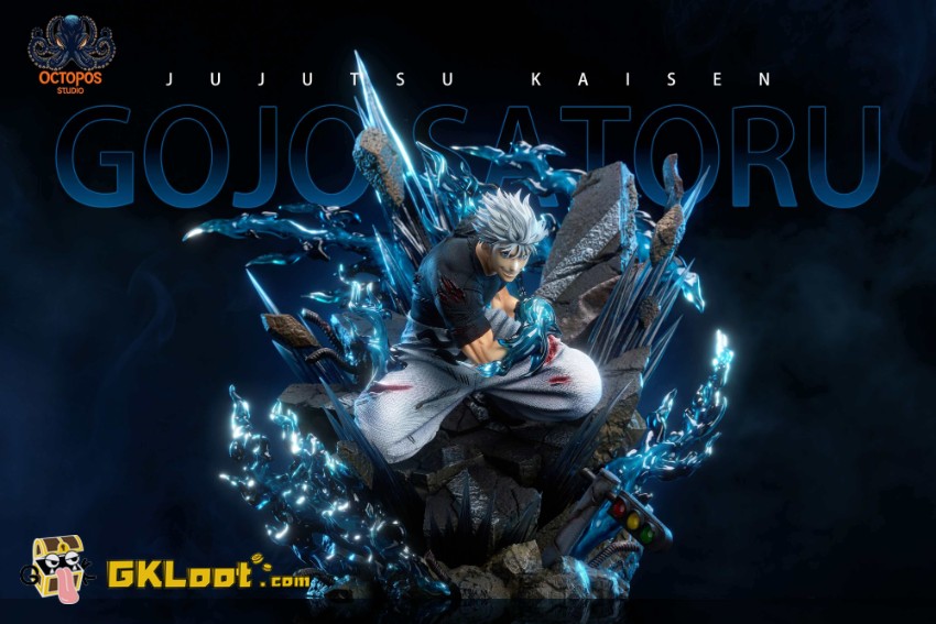 Octopos Studio Jujutsu Kaisen Satoru Gojo Statue w/ LED - View 3 Octopos Studio Jujutsu Kaisen Satoru Gojo Statue w/ LED - View 3