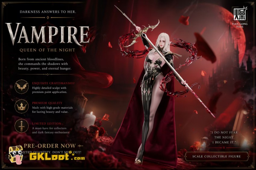 TianGongZaoWu Studio 1/4 Original Vampire Statue - View 2 TianGongZaoWu Studio 1/4 Original Vampire Statue - View 2
