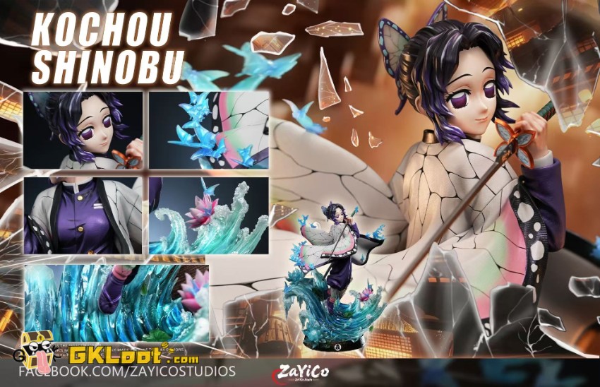 Zayico Studio Demon Slayer Kochou Shinobu Statue - View 10 Zayico Studio Demon Slayer Kochou Shinobu Statue - View 10