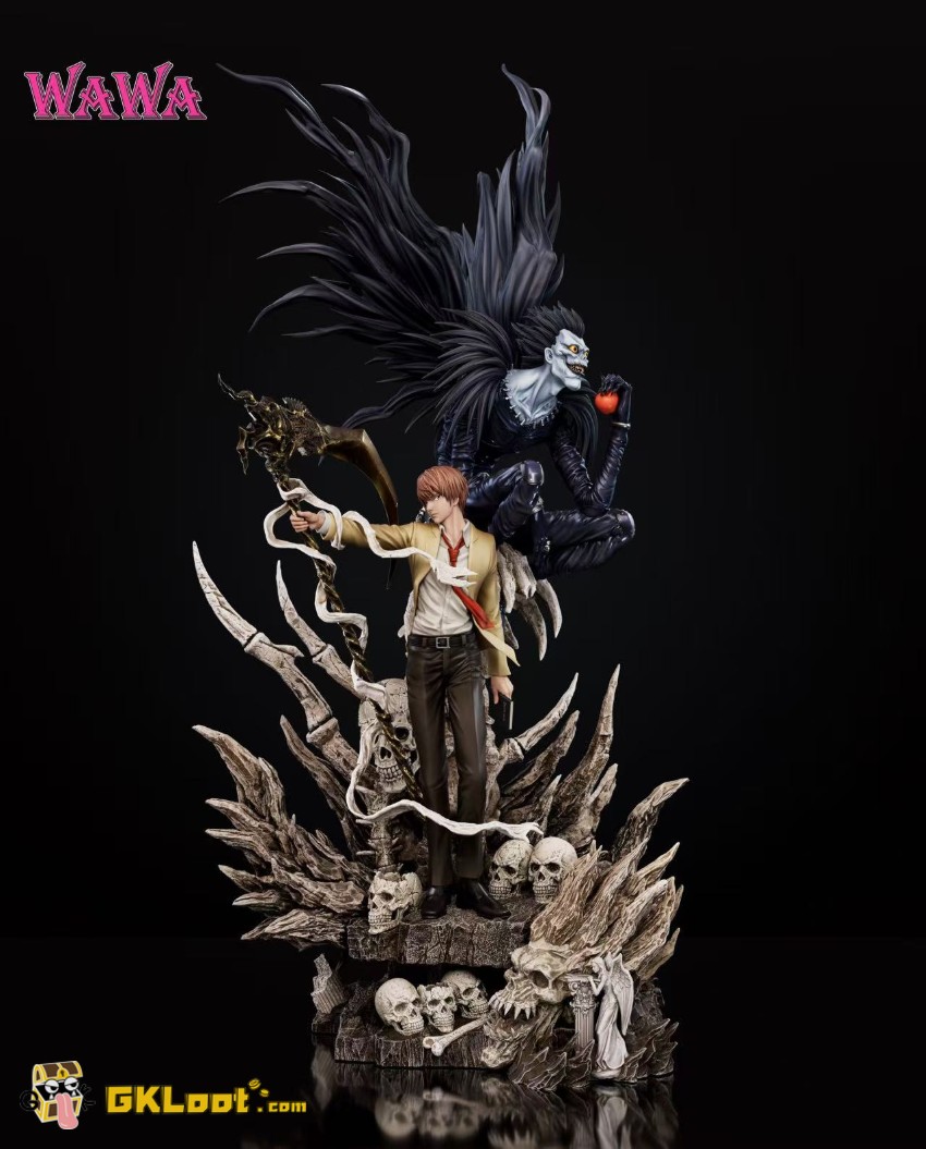 Wawa Studio Death Note Light Yagami & Ryuk Statue - View 2 Wawa Studio Death Note Light Yagami & Ryuk Statue - View 2