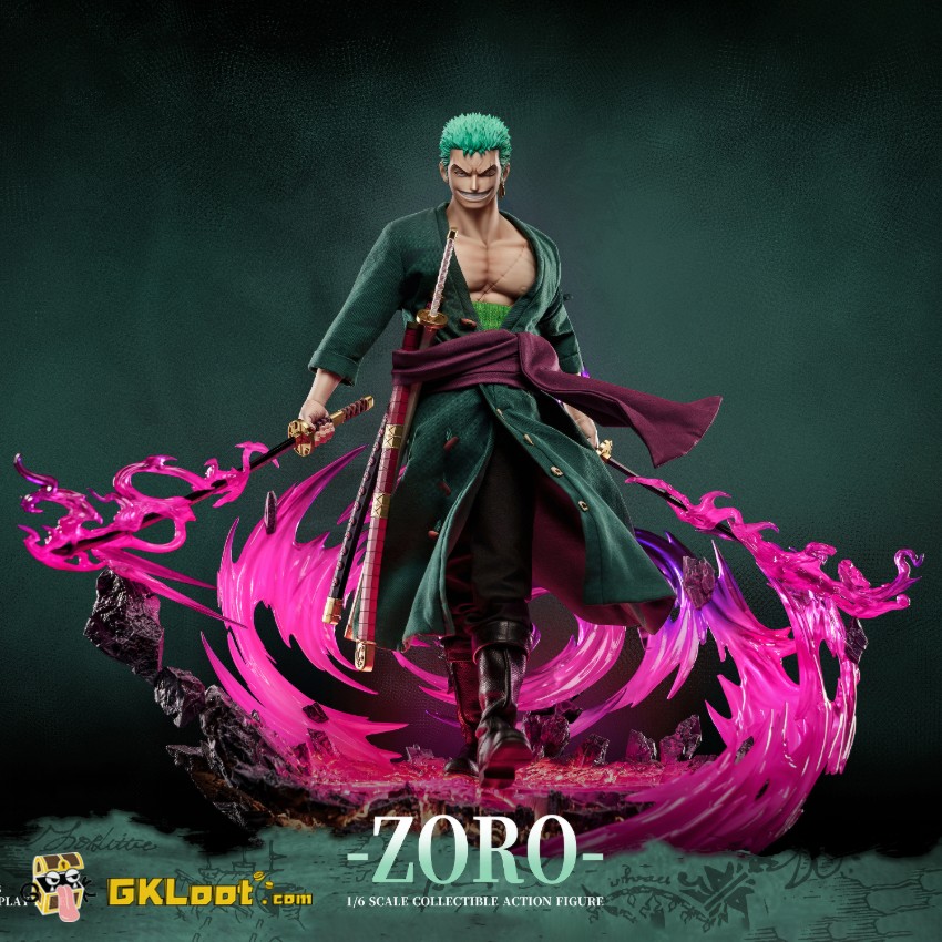 Cosmic Creations & JIMEI PALACE Studio 1/6 One Piece Licensed Roronoa Zoro Action Figure - View 1 Cosmic Creations & JIMEI PALACE Studio 1/6 One Piece Licensed Roronoa Zoro Action Figure - View 1