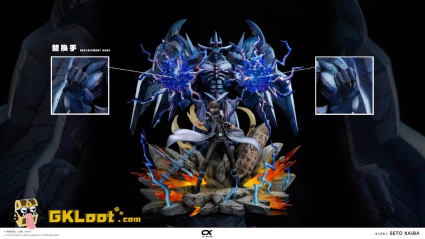 CX Studio 1/6 Yu-Gi-Oh! Seto Kaiba & Obelisk the Tormentor Statue - View 9 CX Studio 1/6 Yu-Gi-Oh! Seto Kaiba & Obelisk the Tormentor Statue - View 9