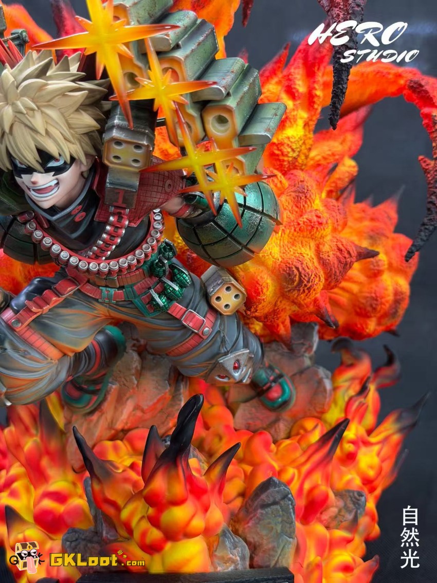 Hero Studio 1/6 My Hero Academia Katsuki Bakugo Statue - View 1 Hero Studio 1/6 My Hero Academia Katsuki Bakugo Statue - View 1