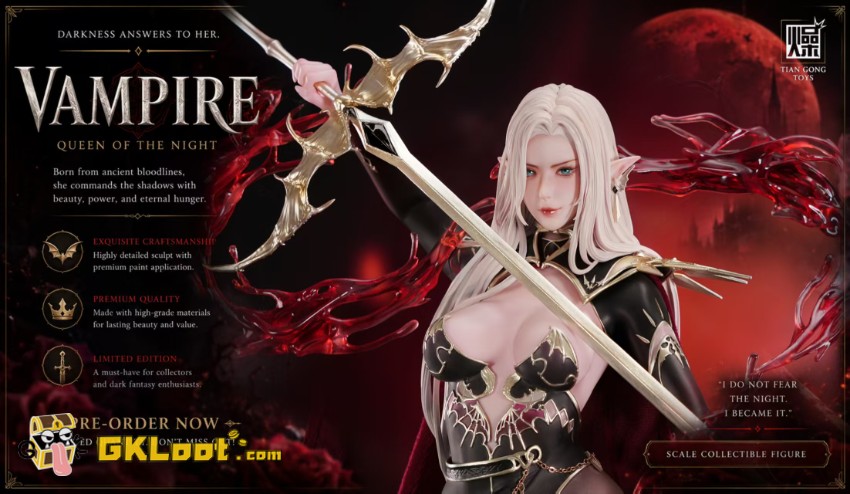 TianGongZaoWu Studio 1/4 Original Vampire Statue - View 4 TianGongZaoWu Studio 1/4 Original Vampire Statue - View 4