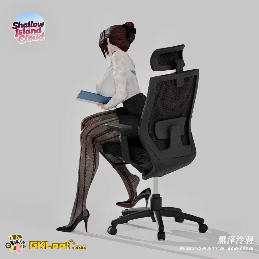 Shallow Island Cloud Studio Original Kurosawa Reiha Statue - View 3 Shallow Island Cloud Studio Original Kurosawa Reiha Statue - View 3