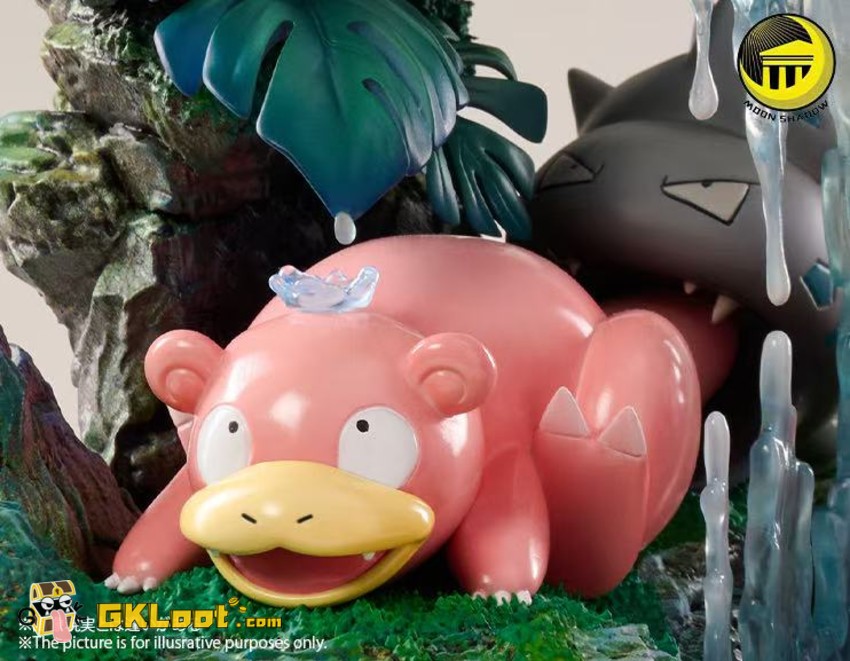 Moon Shadow Studio Pokémon Slowpoke Family Statue - View 4 Moon Shadow Studio Pokémon Slowpoke Family Statue - View 4
