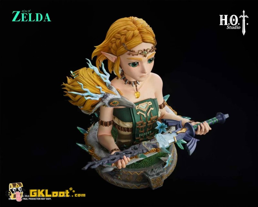 HOT Studio The Legend of Zelda Princess Zelda Bust Statue - View 2 HOT Studio The Legend of Zelda Princess Zelda Bust Statue - View 2